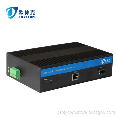 Gigabit Ethernet Industrial Fiber Media Converter with Poe (IM-PC111GE)